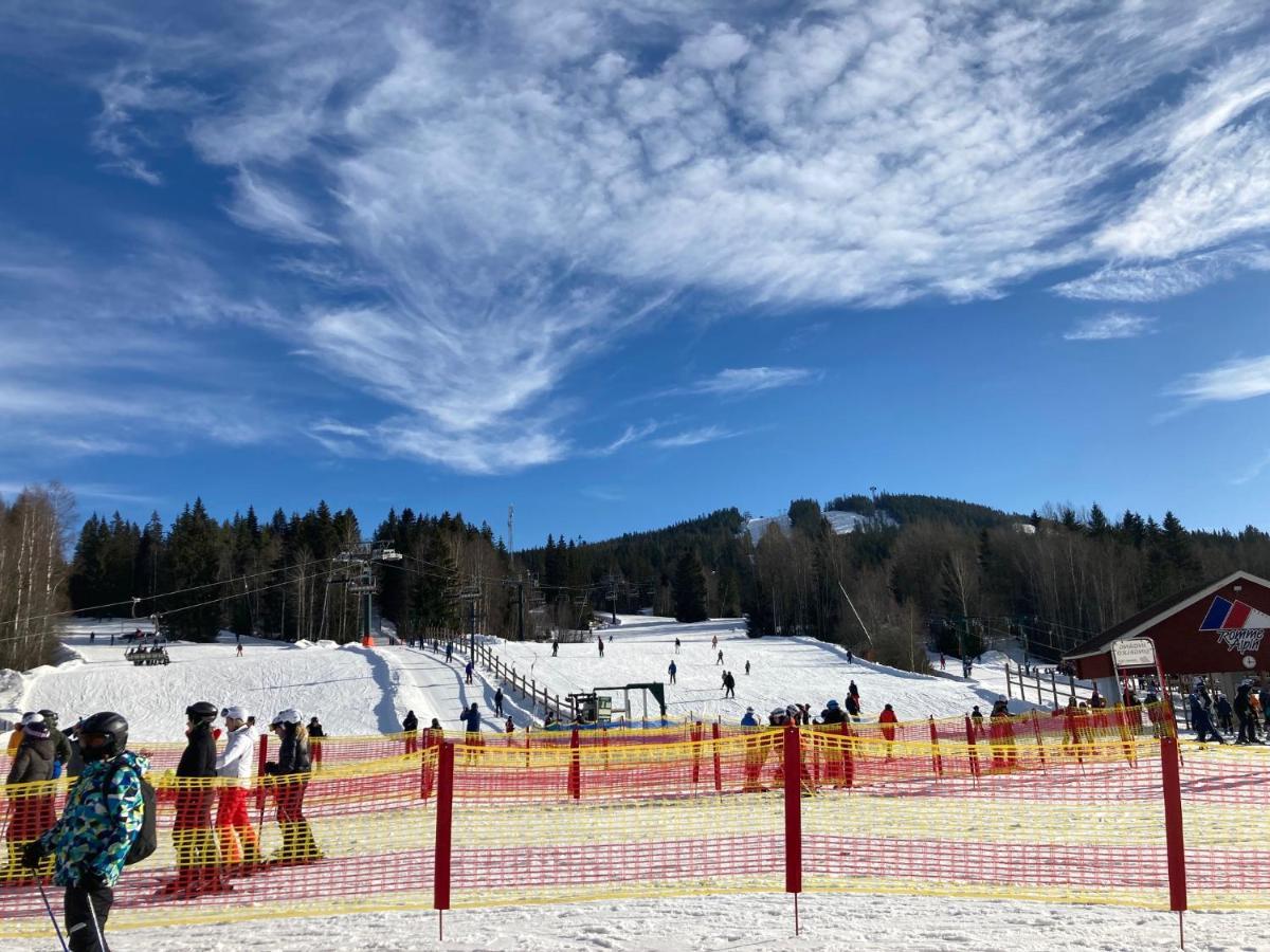 Rämsbyns fritidsby, 25 min till Romme Alpin Idkerberget Eksteriør billede